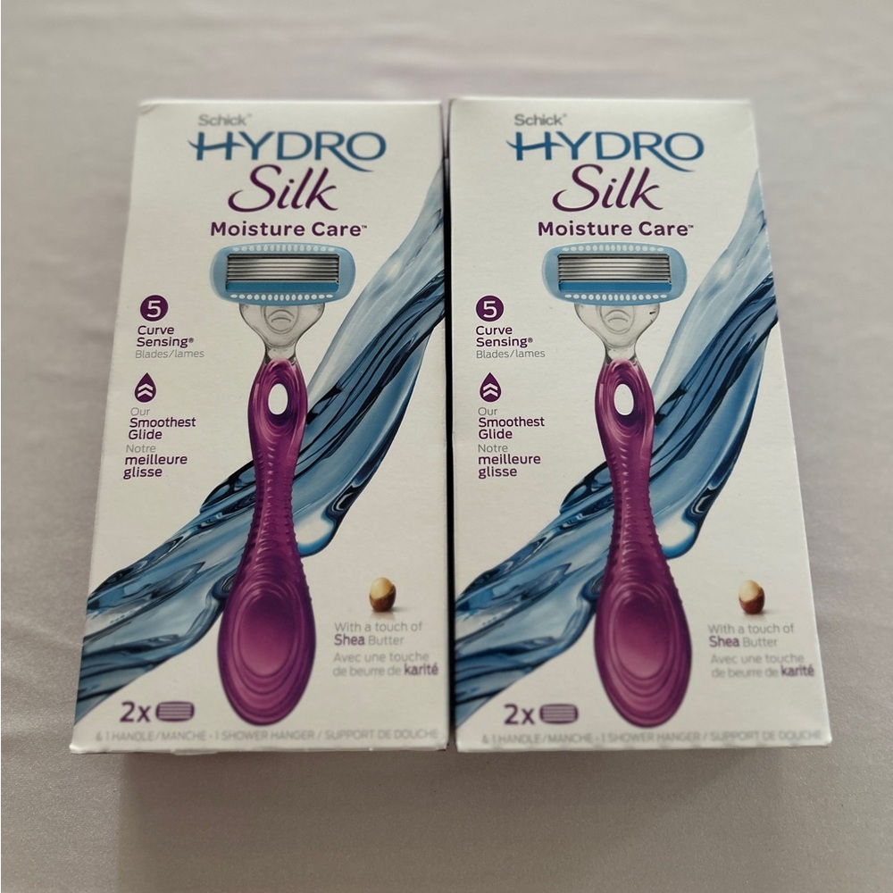 2 pack Bundle Schick Hydro Silk Moisture Care Women's Razor New - Never Opened